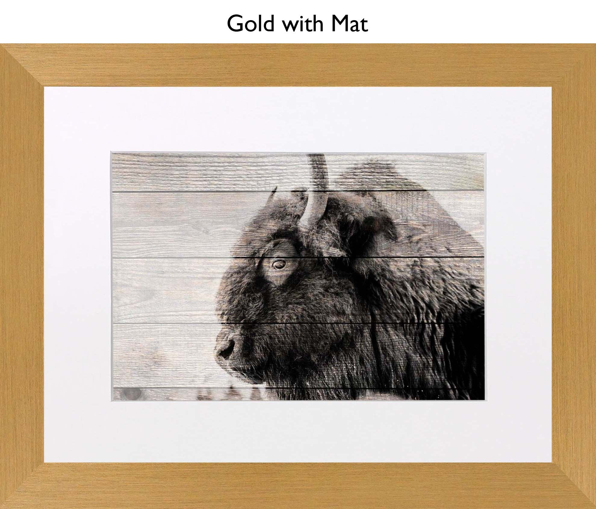 Gold With Mat