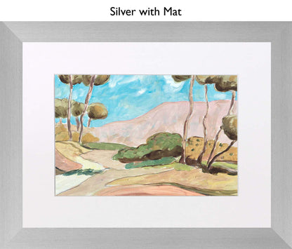 Silver With Mat