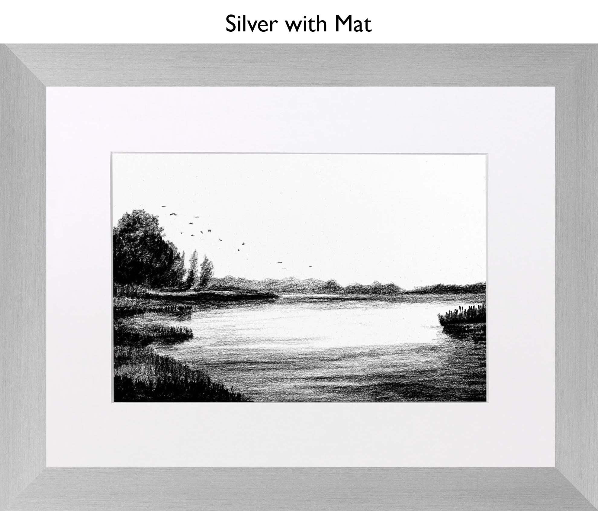 Silver With Mat