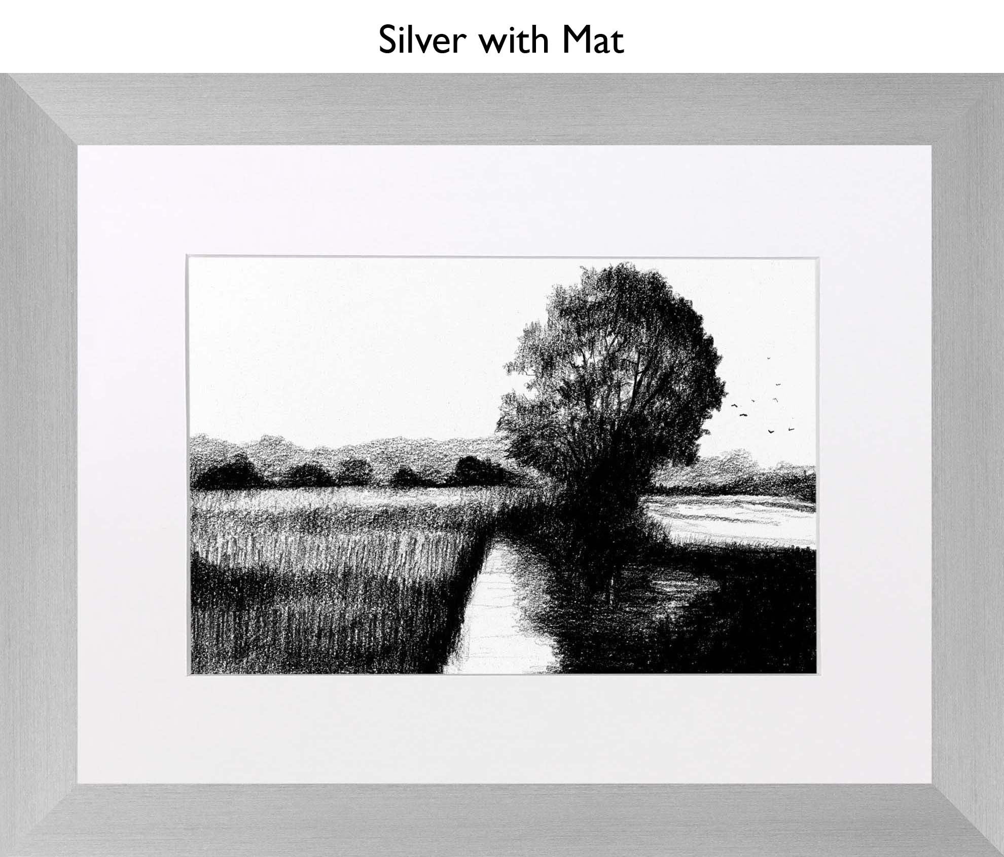Silver With Mat