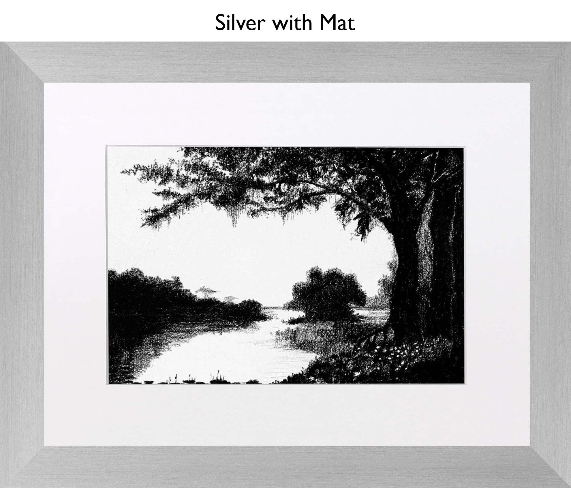 Silver With Mat