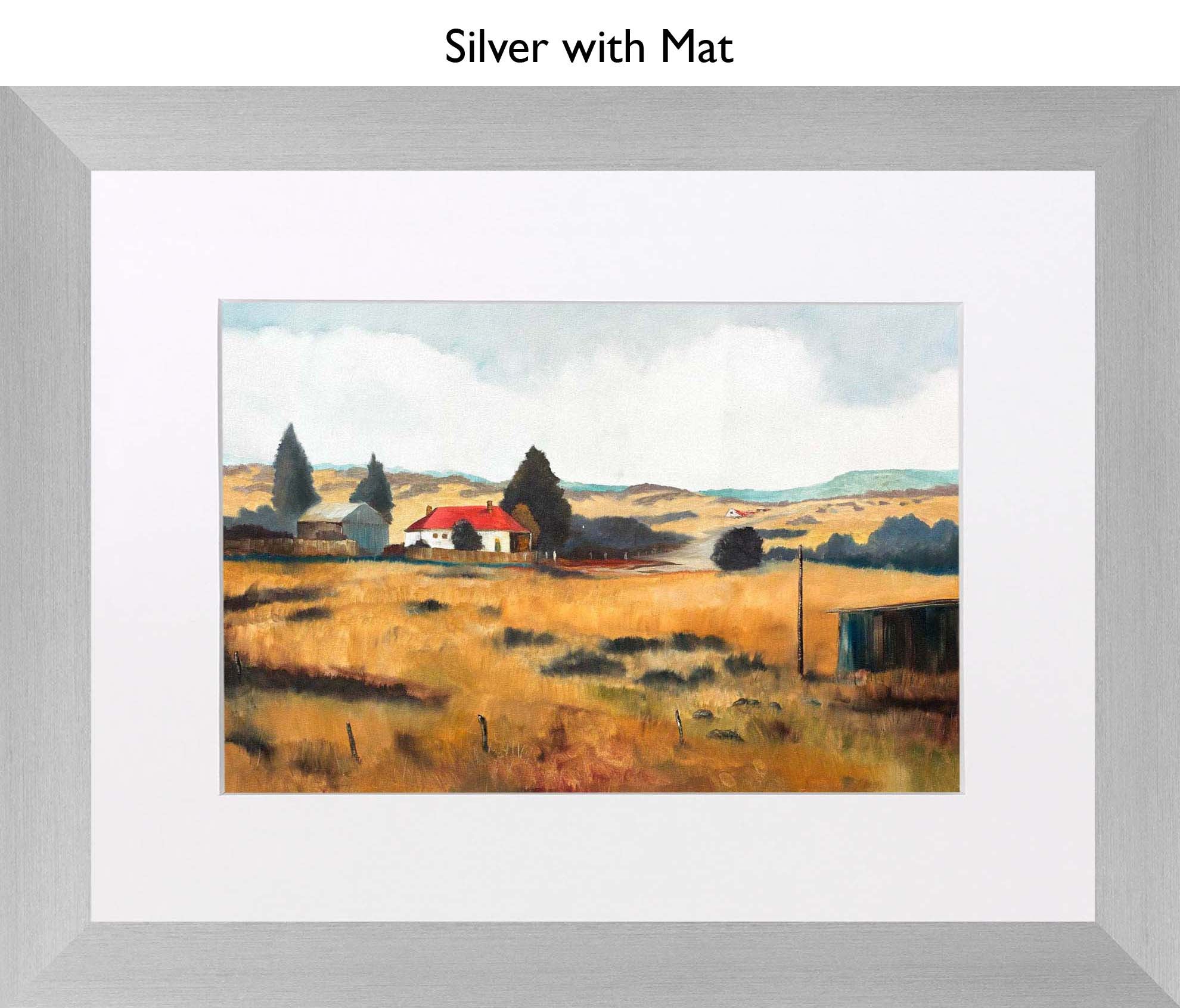 Silver With Mat