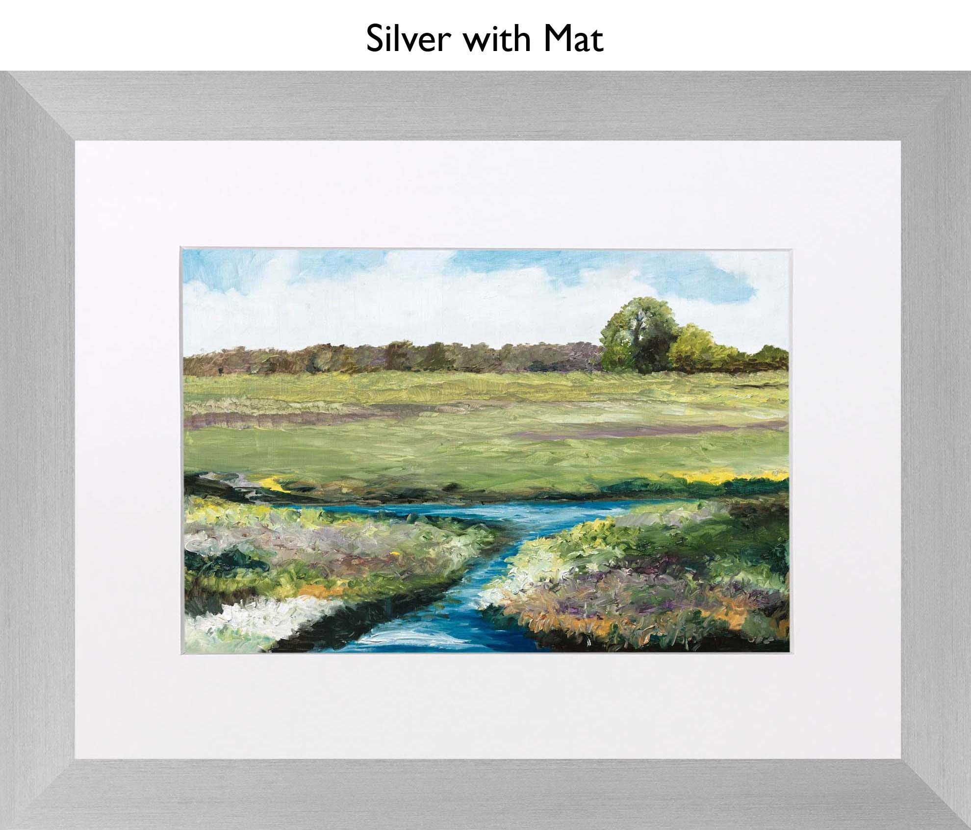Silver With Mat