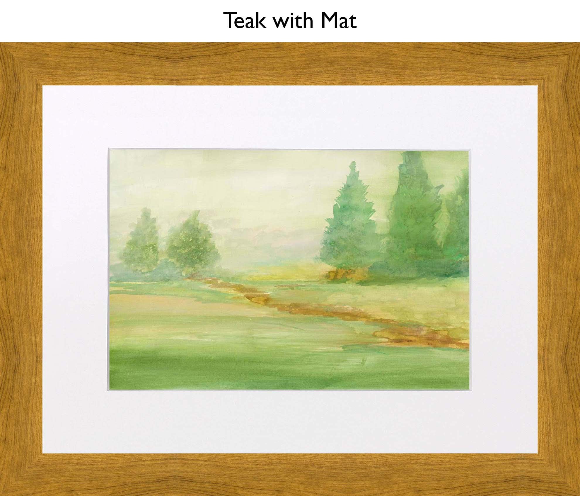 Teak With Mat