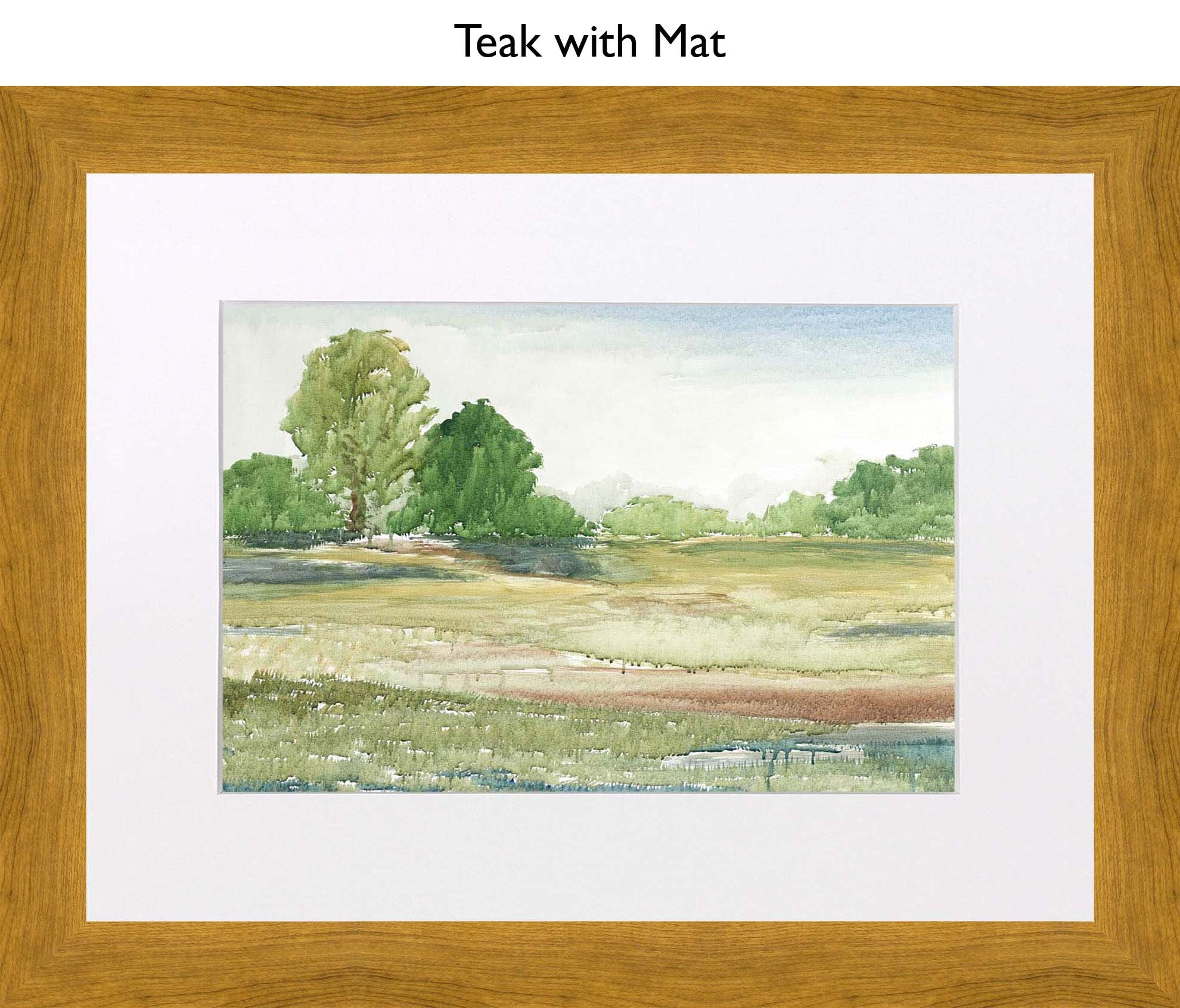 Teak With Mat
