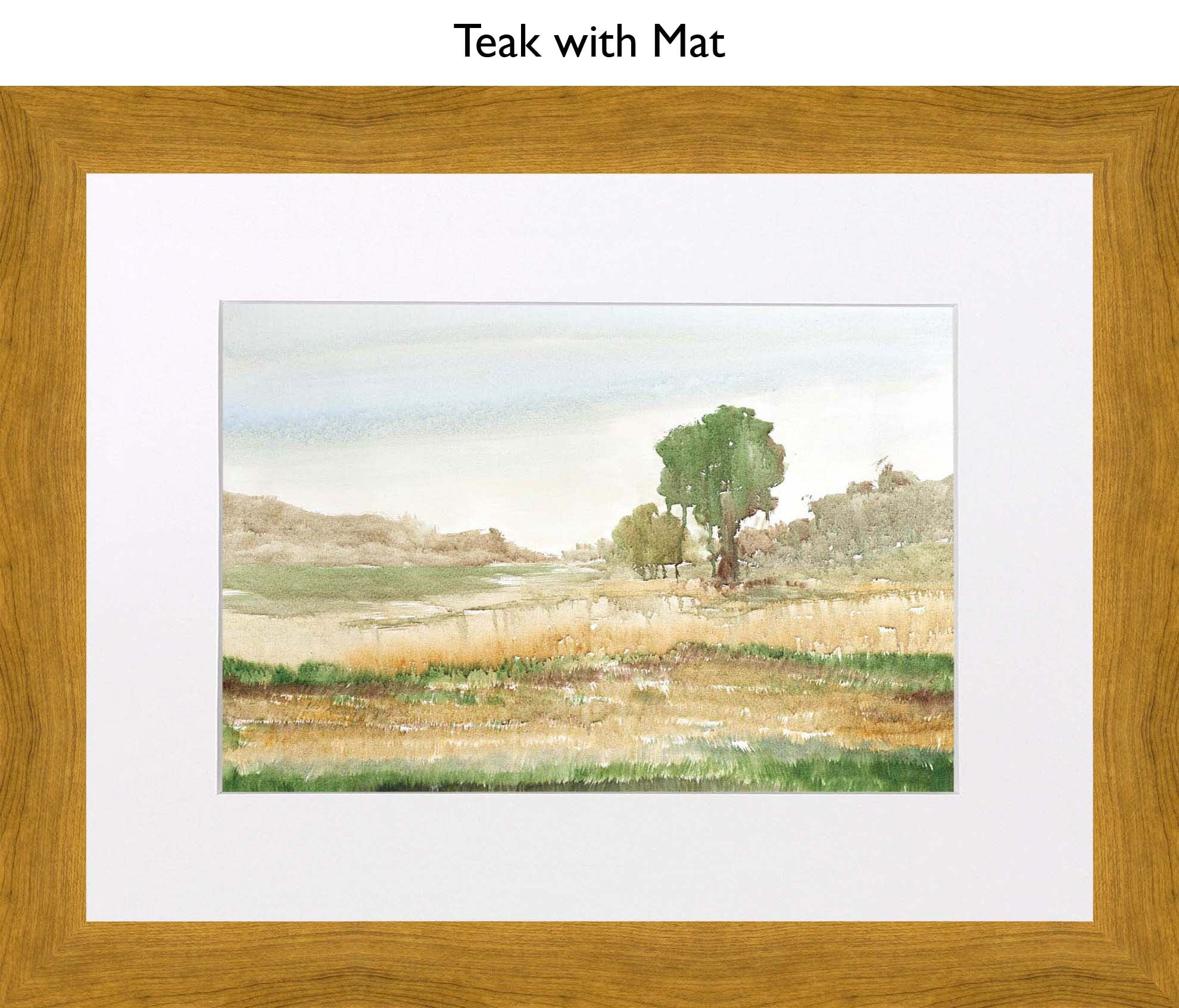 Teak With Mat