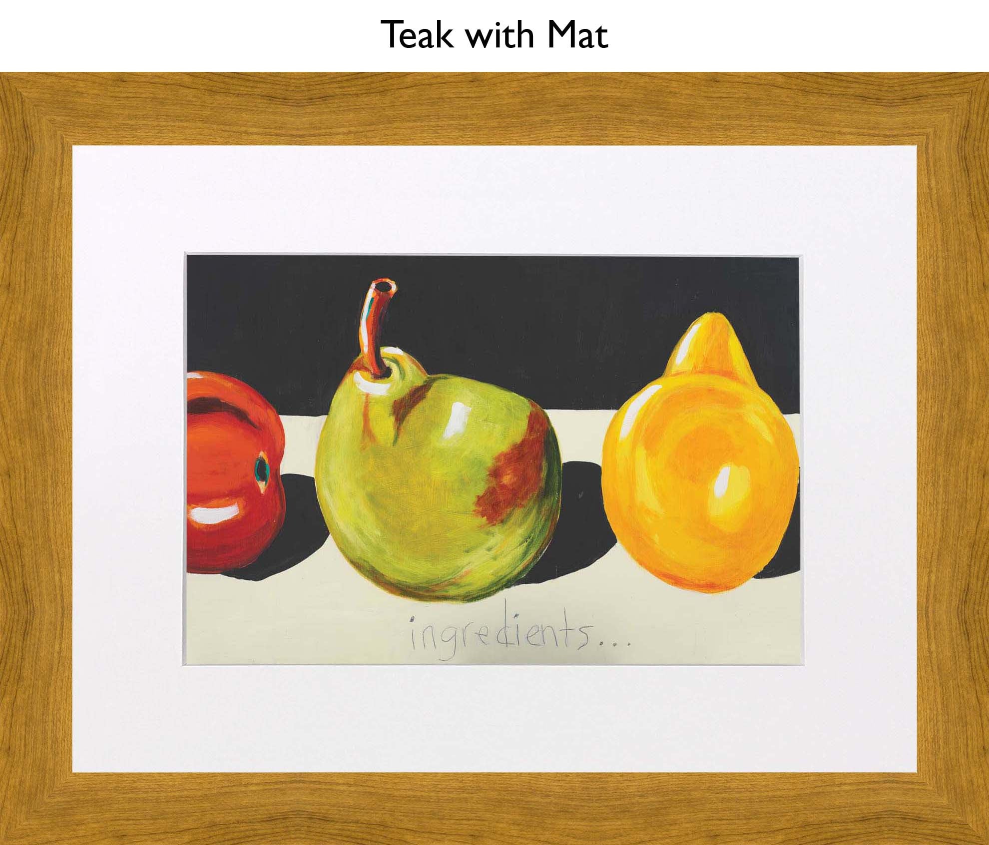 Teak With Mat