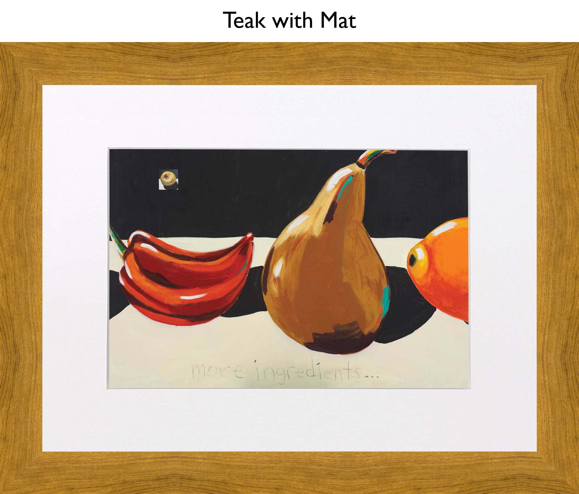 Teak With Mat