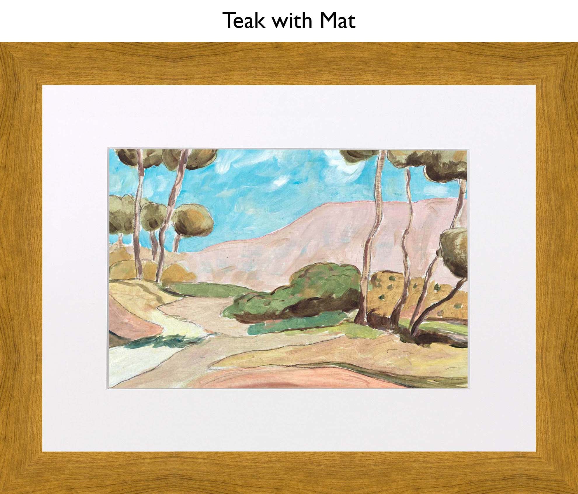 Teak With Mat