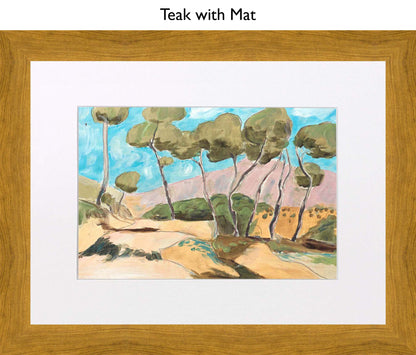 Teak With Mat
