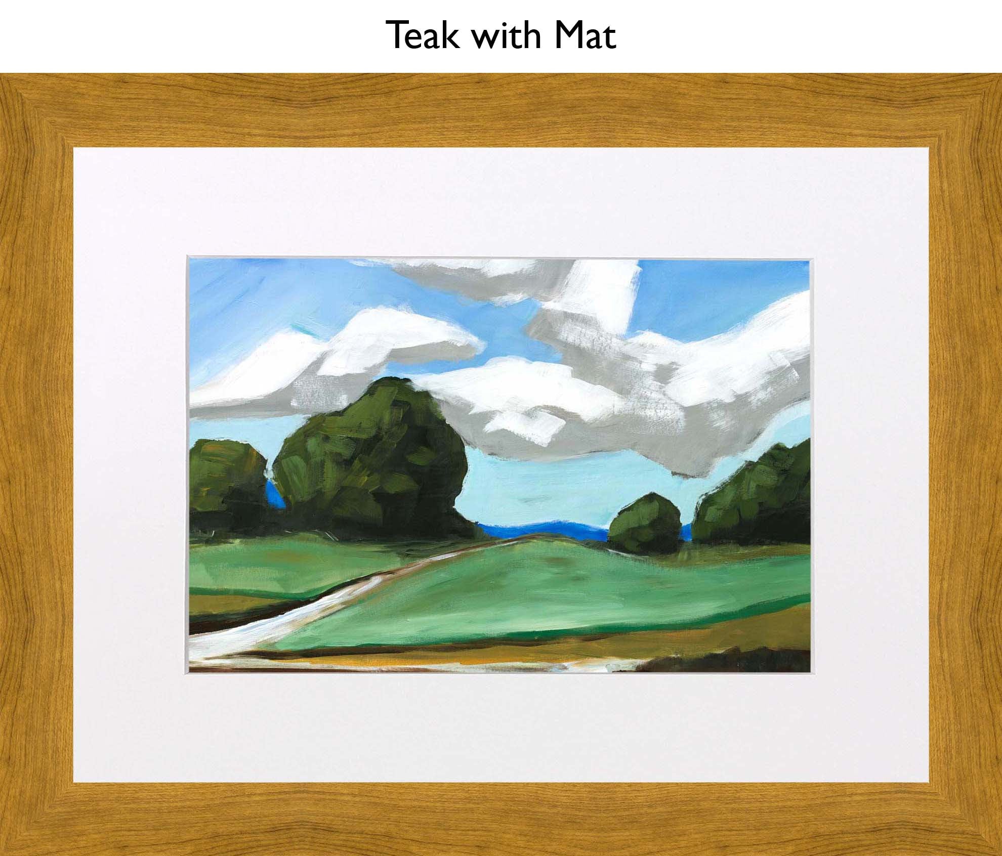 Teak With Mat