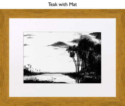 Teak With Mat