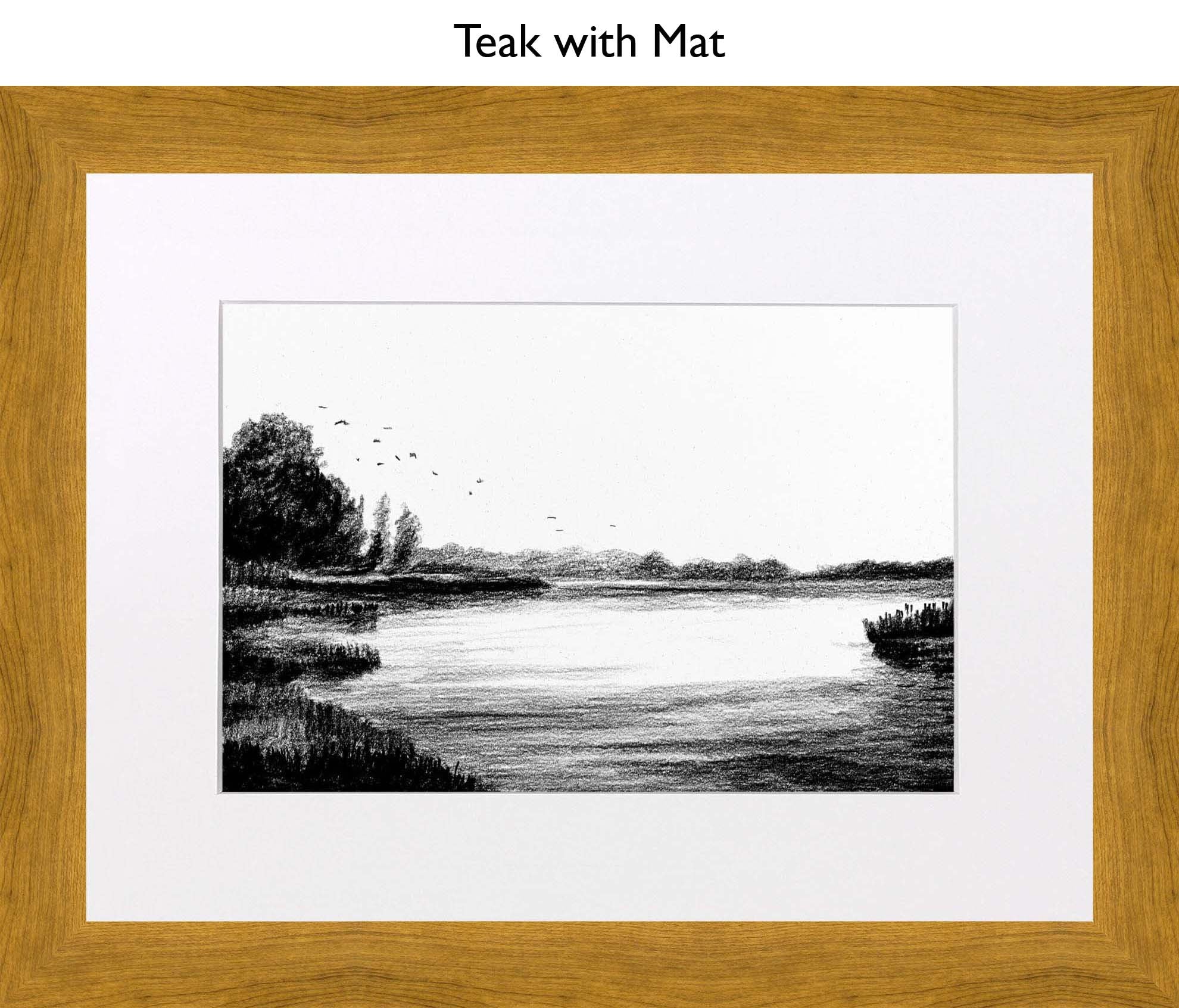 Teak With Mat