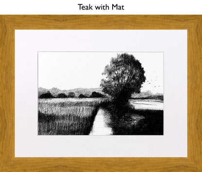 Teak With Mat