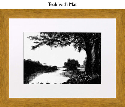 Teak With Mat