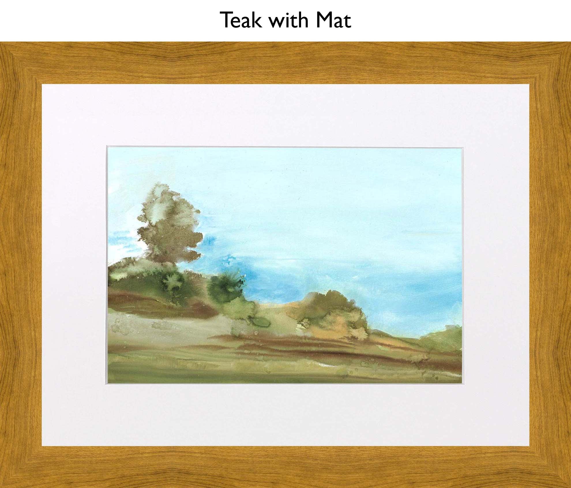 Teak With Mat
