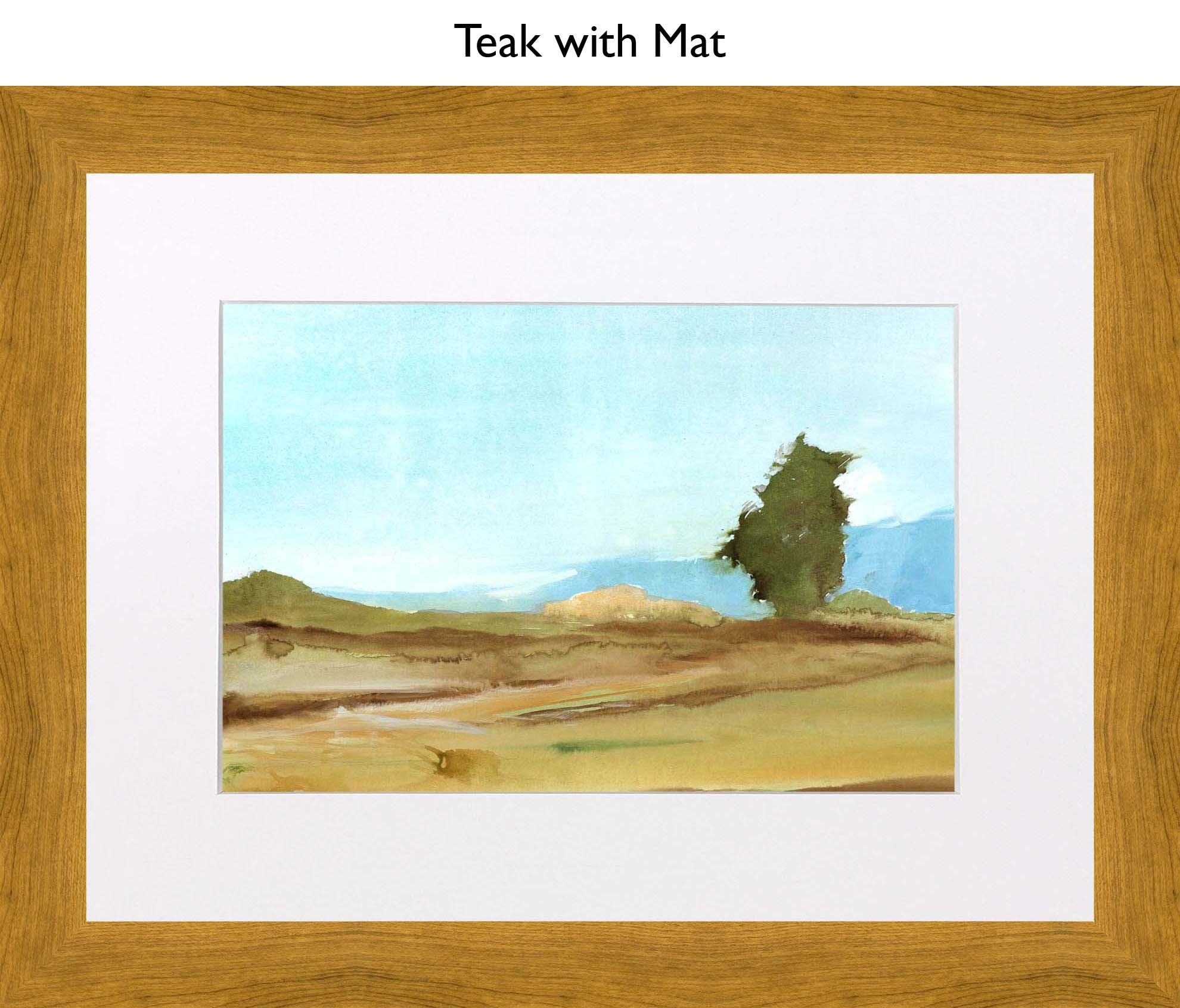 Teak With Mat