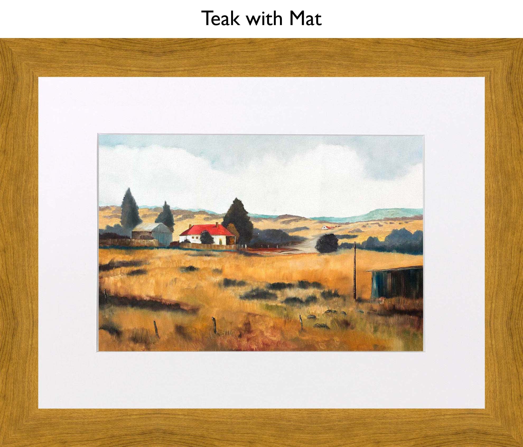Teak With Mat