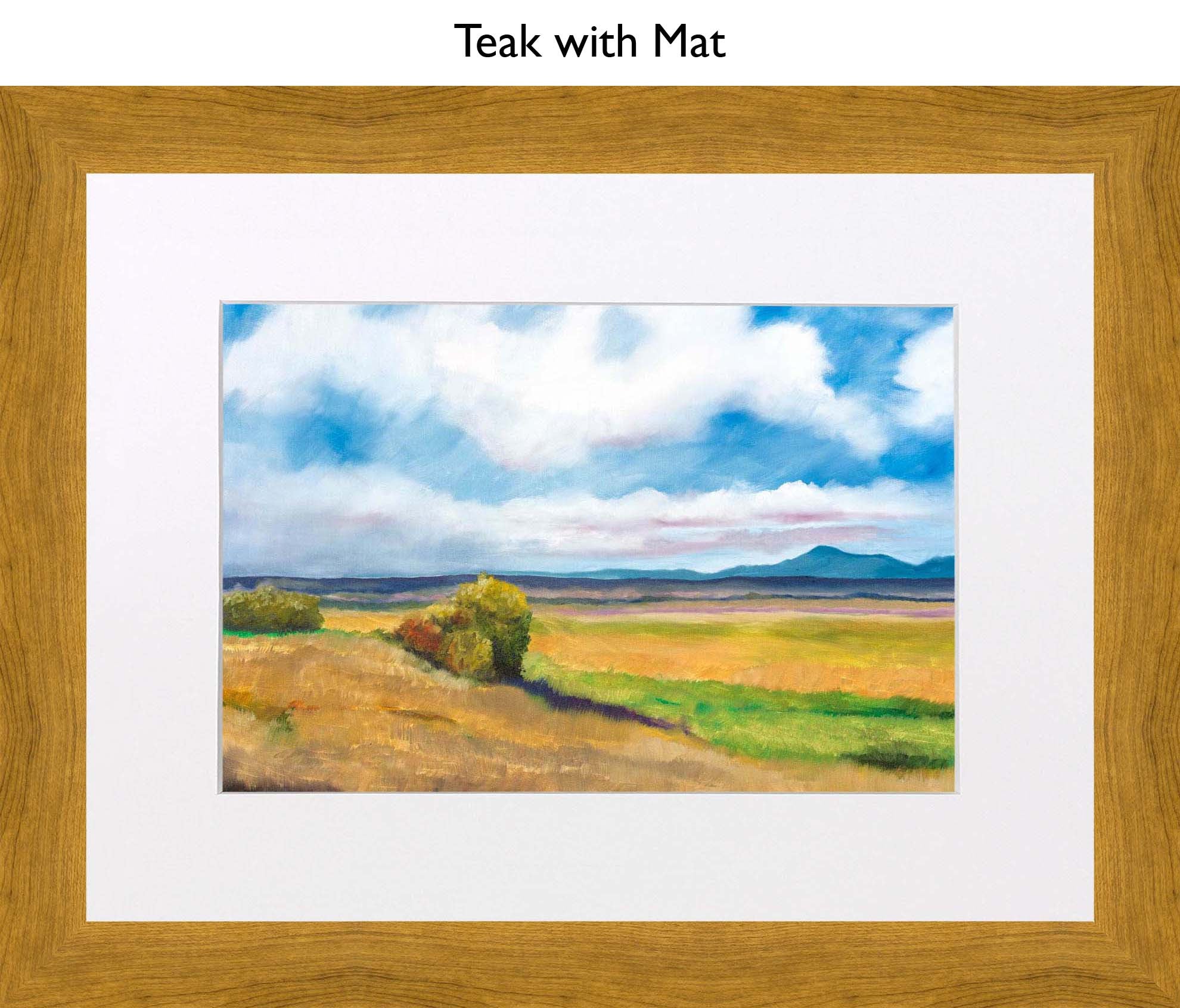 Teak With Mat