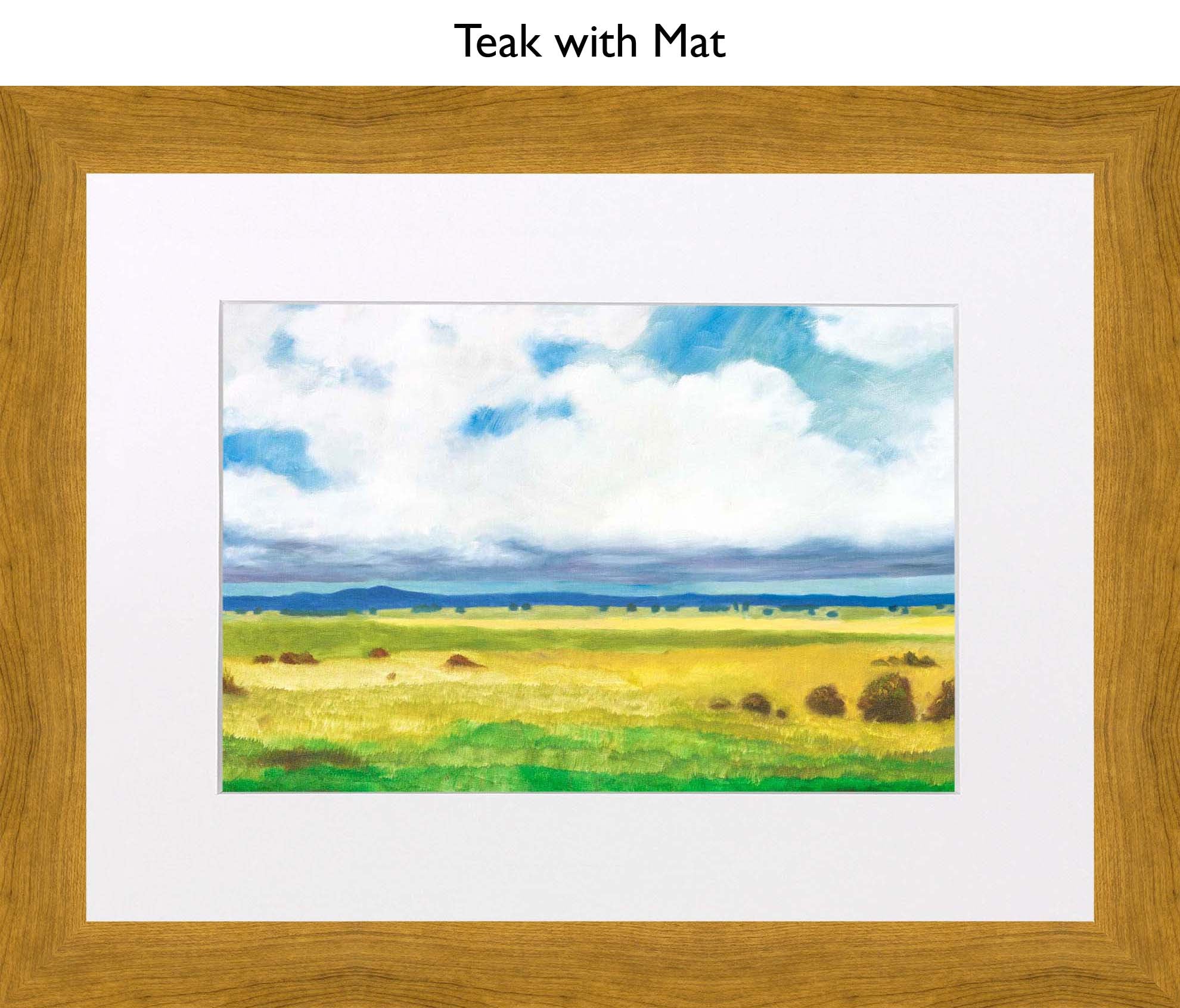 Teak With Mat