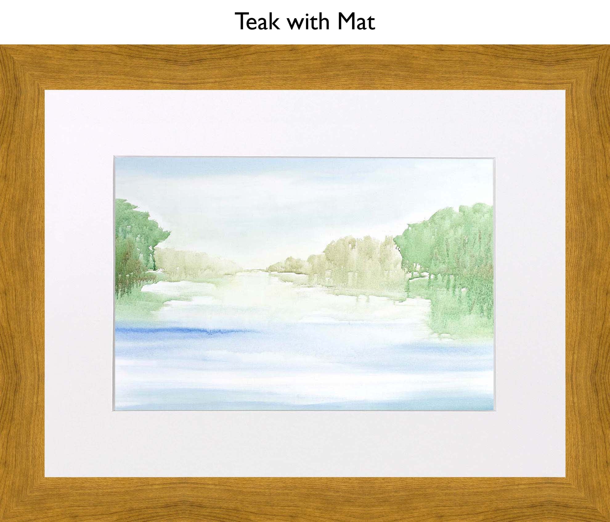Teak With Mat