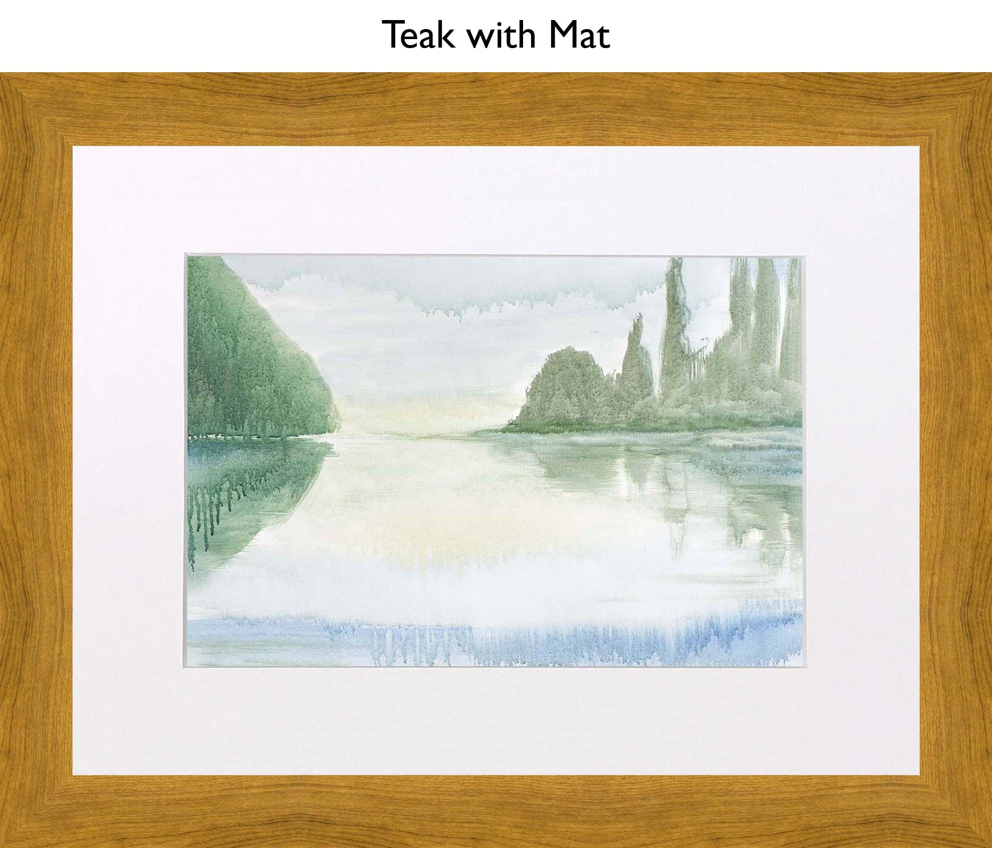 Teak With Mat