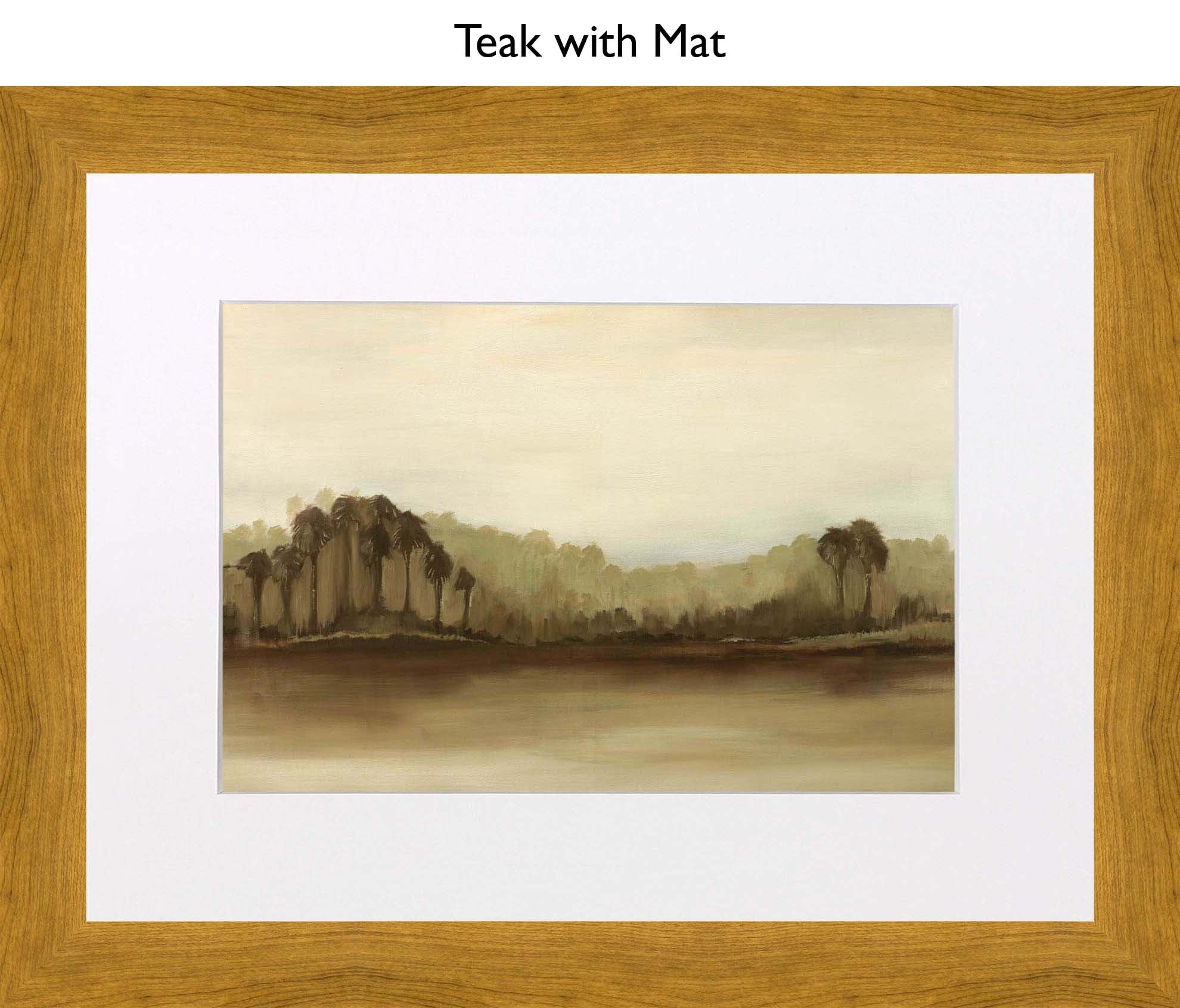 Teak With Mat