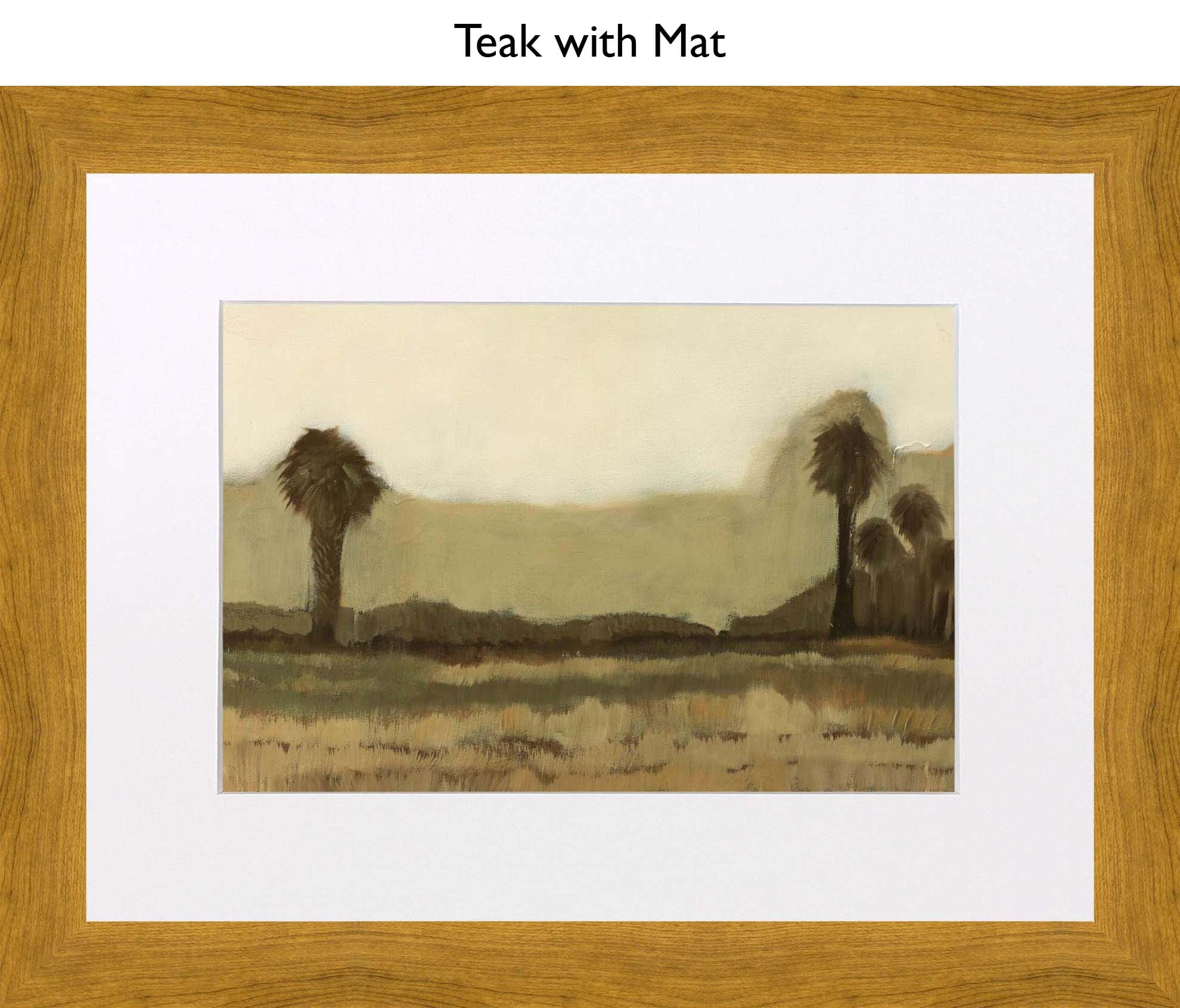 Teak With Mat