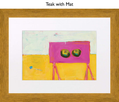 Teak With Mat