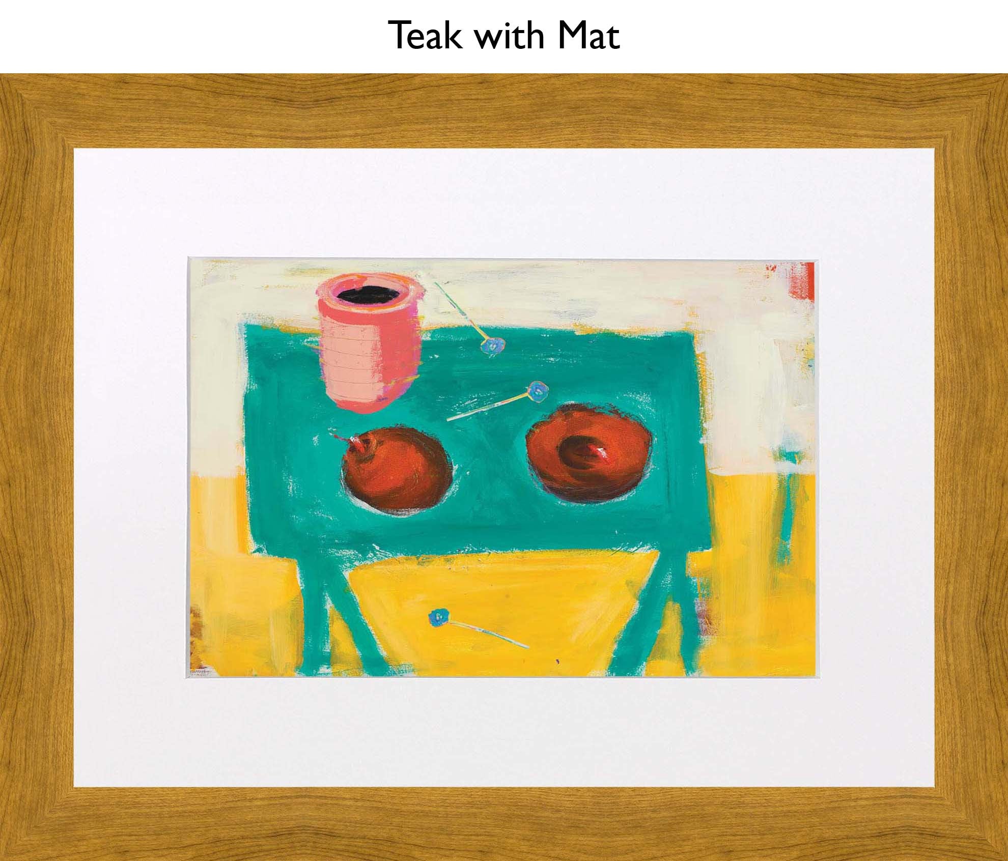 Teak With Mat