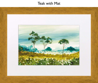 Teak With Mat