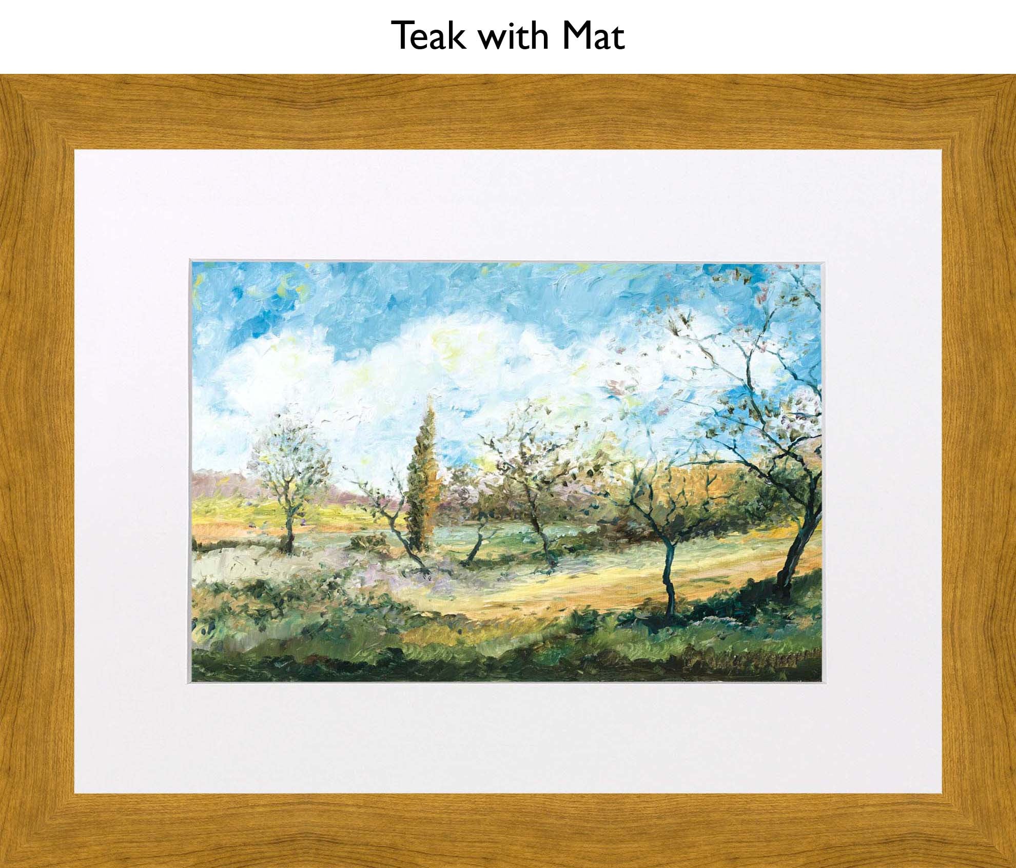 Teak With Mat
