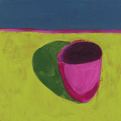 Purple Bowl On Green